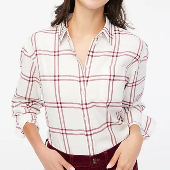 J. Crew Factory Flannel Shirt - Picture 1 of 3